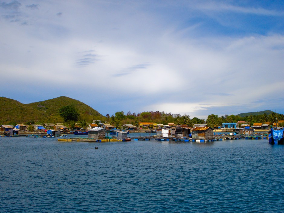 Vibrant scenery off the shores of Nha Trang, Vietnam