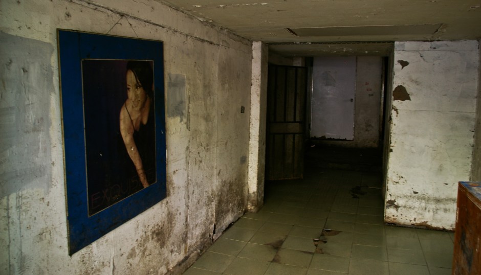 An empty and abandoned store in Shanghai